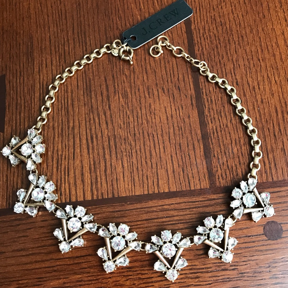 NWT. J. Crew diamond necklace